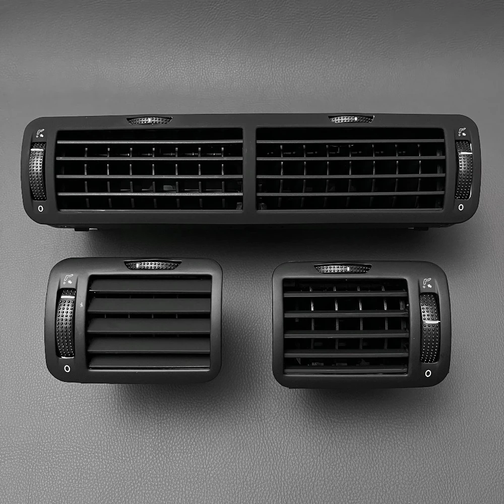 Calentador Central para salpicadero delantero de VW Passat B5, salida de ventilación de aire, color negro, 3B0819728 3B0819703D