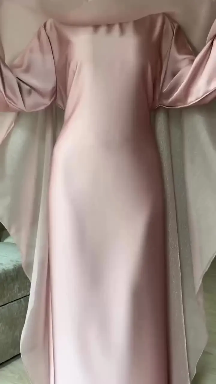

Dubai Women Cape Abaya Modest Abaya Women Muslim Dress Closed Abaya Islamic Clothing Ramadan Kaftan Musulmane Femme Vestido Gown