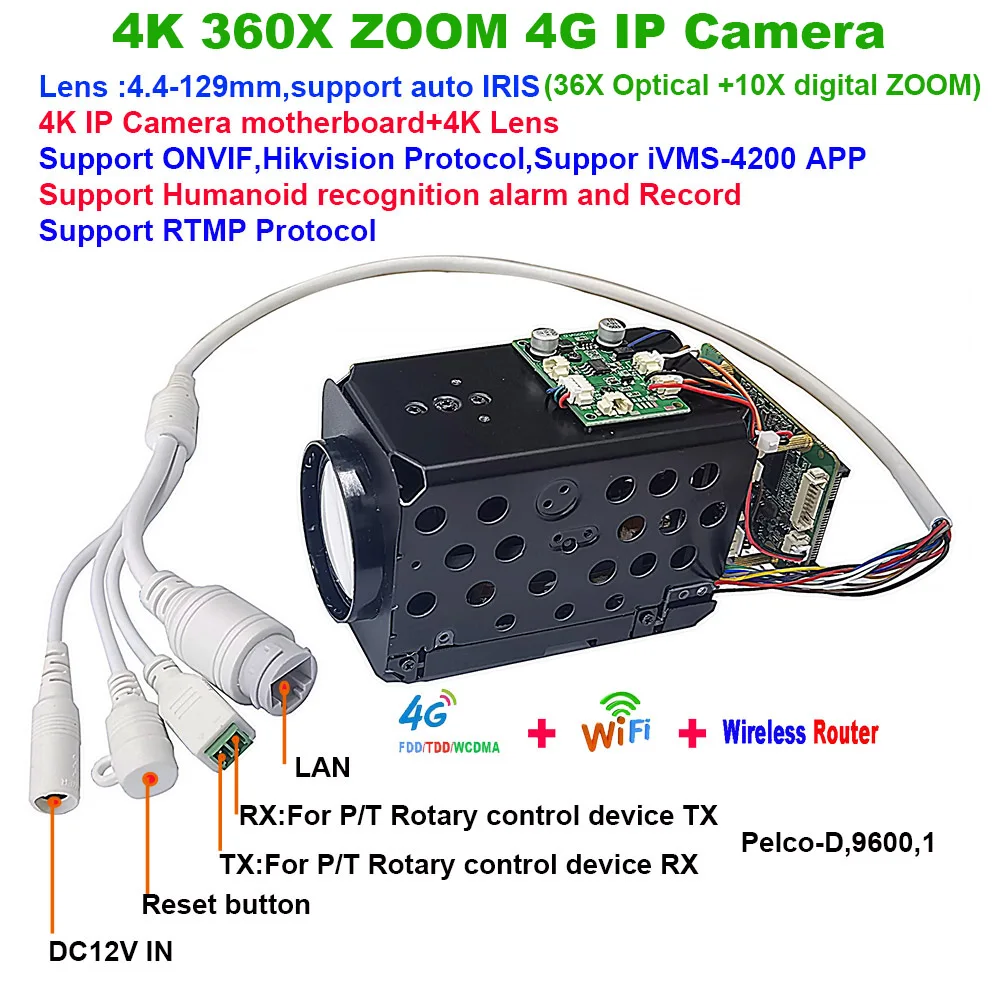 Imagem -01 - Câmera ip com Zoom Óptico Automático Protocolo Hikvision Rtmp Ivm4200 P2p Onvif Imx415 sd 256gb 360x4g Auto Iris 4k 8mp camera ip com zoom optico automatico protocolo hikvision rtmp ivm4200 p2p onvif imx415 sd 256gb 360x4g auto iris 4k 8mp 01