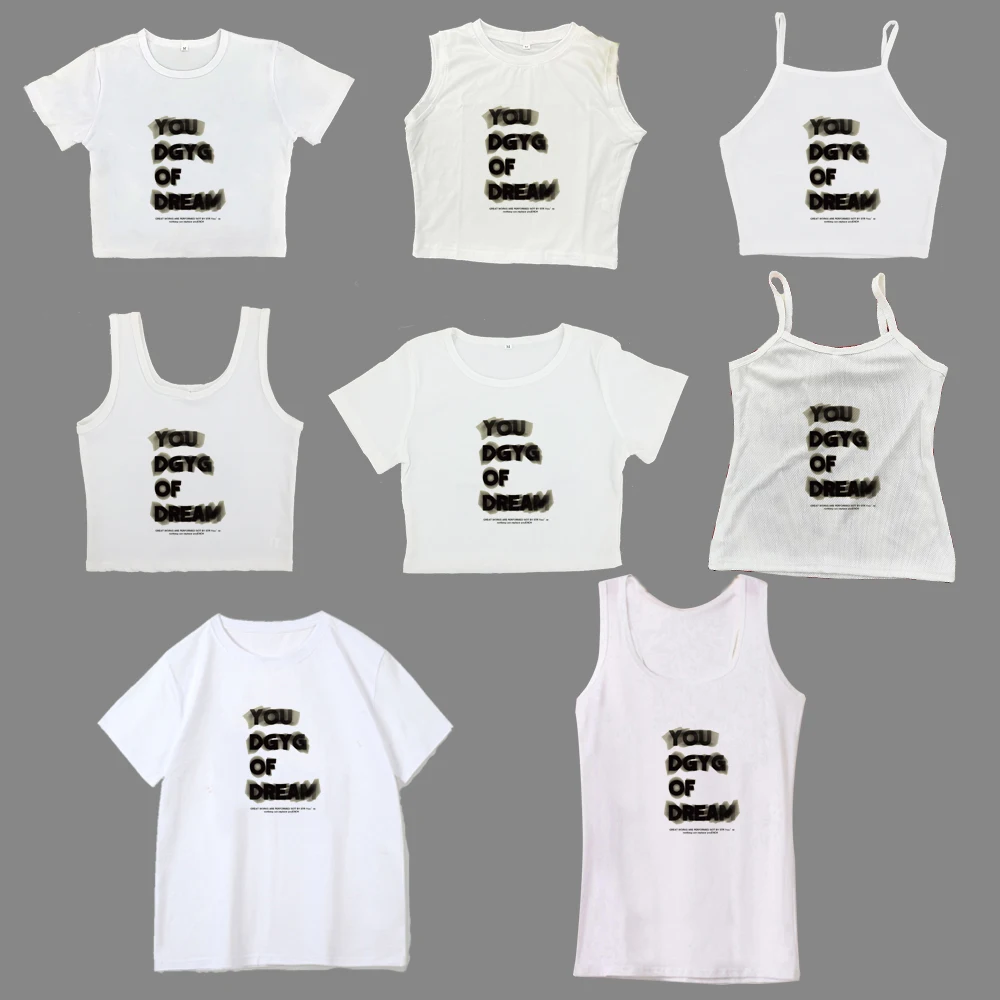 

Shoulder Spice Girl short chic short-sleeved T-shirt women 2024 summer new cotton crewneck base shirt T-shirt top