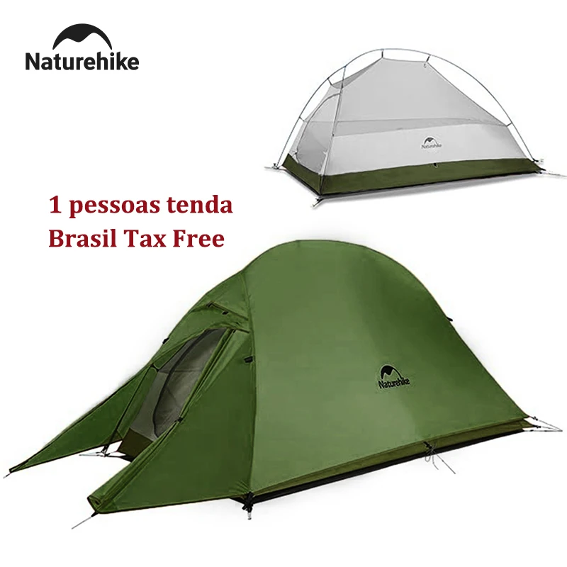 

Naturehike 1 Person Camping Tent Cloud Up Ultralight Waterproof Hiking Tent Outdoor Trekking Backpacking Tent With Free Mat