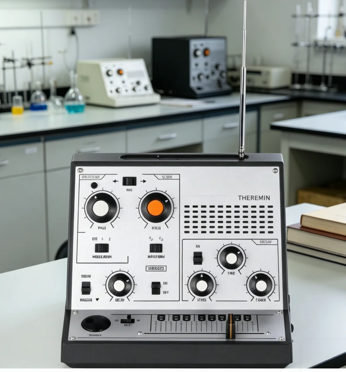 Kit de Sintetizador Electrónico, Módulo de Sensor Táctil Stylophone Theremin con Caja de Hierro Peninsula