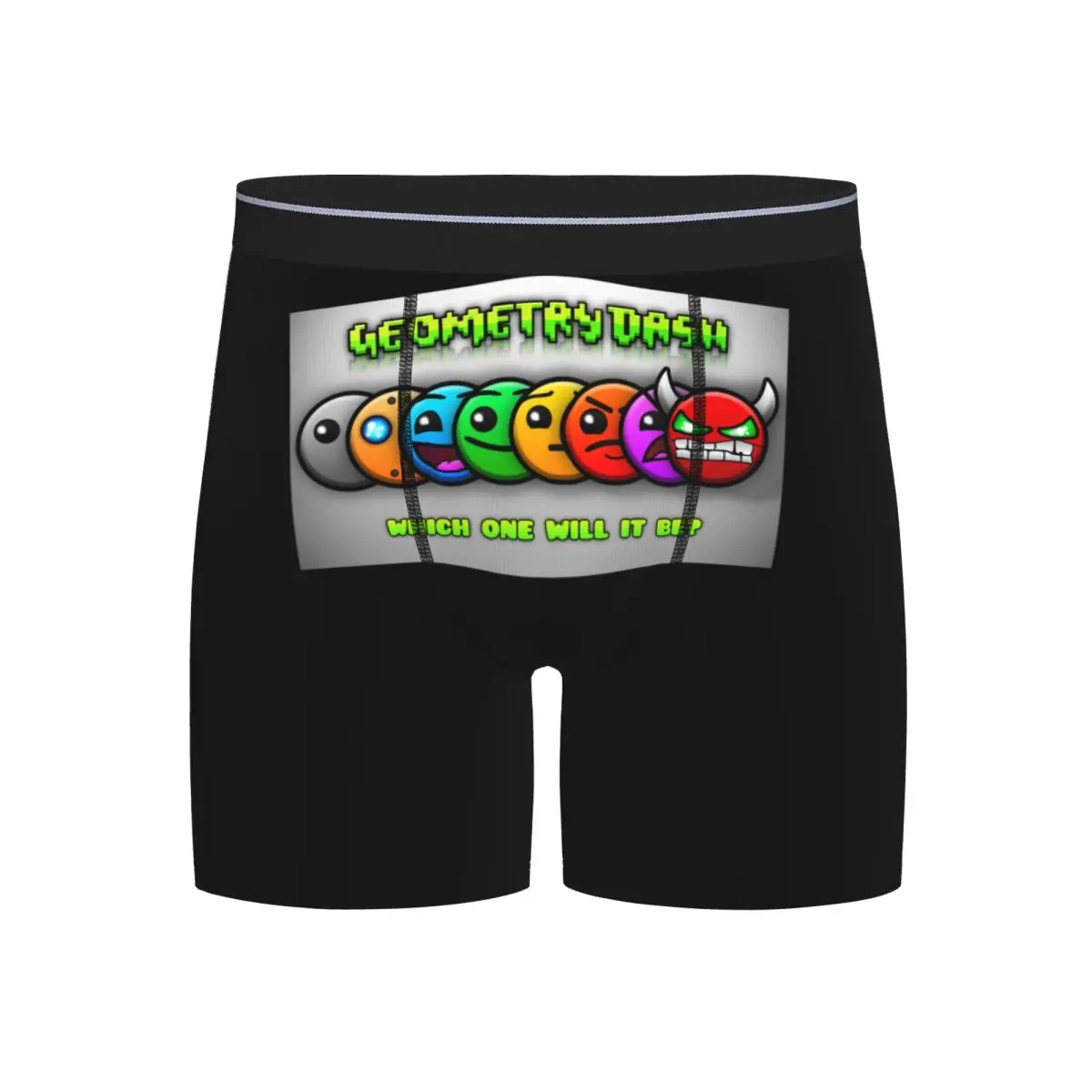 

Длинные трусы-боксеры, шорты для видеоигр, трусики с геометрической формой, мужское дышащее нижнее белье для мужчин, подарки бойфренду