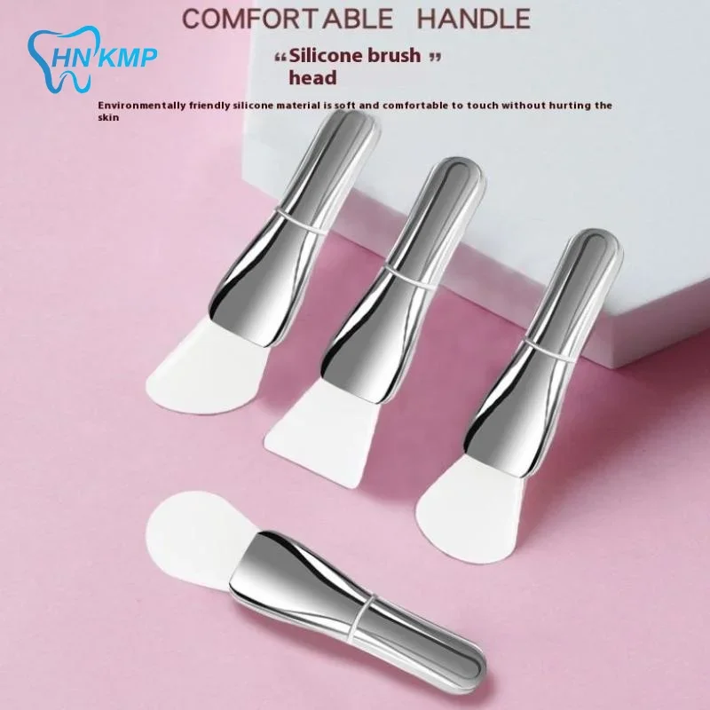 Cepillo aplicador de máscara Diy de silicona, cepillo de maquillaje refrescante para salón de belleza, cepillo de cabeza suave, espátula de maquillaje de belleza, herramienta de belleza Facial
