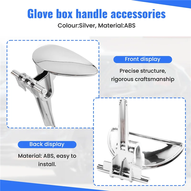 

Car Glove Box Lock Latch Opener Handle Knob Trim Cover For MINI R60 R61 Countryman & Paceman 2011-2016 51169801438-ABQF