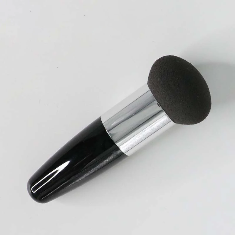 1 pz fungo testa pennelli trucco soffio di polvere spugna trucco con manico donne moda trucco professionale strumenti di bellezza cosmetici