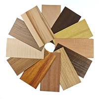 12pcs Mixed Exotic Natural Teak  Zebra-Stripe Wood Sheet Slices Marquetry Inlay Veneer Art Material T:0.35-0.45mm, 20x10cm