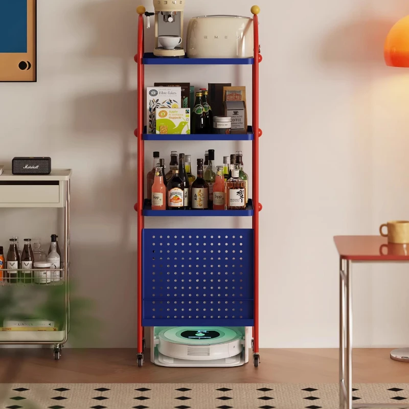 

Sweeping robot Shelf storage cabinet Living room movable cart sofa