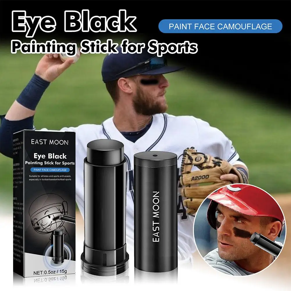 15G Eye Black Painting Sticks Voor Sport Schmink Voor Voetbal Honkbal Softbal Kinderen En Volwassenen Party Stage Face M T8m1