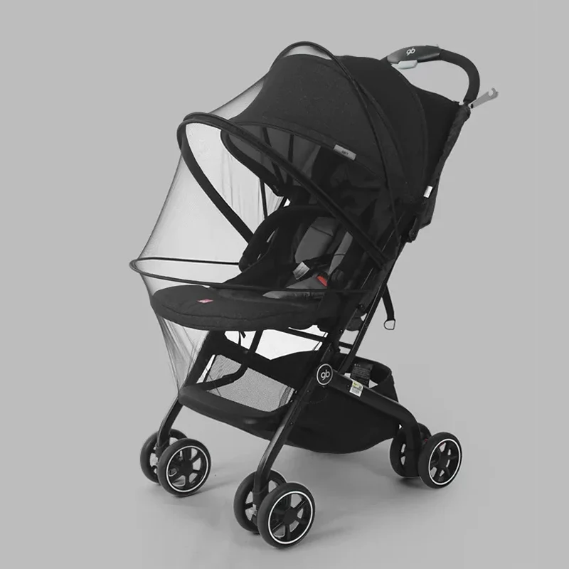 Universal Baby Mosquito Net Bassinet Cover with 2-Way Zipper Infant Car Seat Insect Mesh Net Encrypted Bug Net Crib Protectors