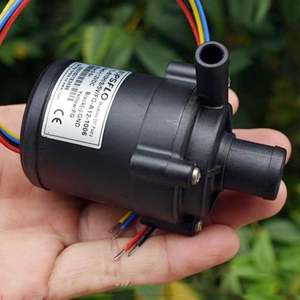 

Mini Brushless Water Pump Submersible Impeller DC 12V 18W 600L/H Centrifugal Small Water Pump Large Flow for Water Circulating