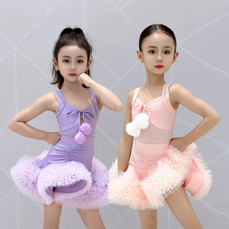 

Одежда для занятий латинскими танцами для девочек — новый детский летний модный высококачественный элитный наряд для выступлений на сцене