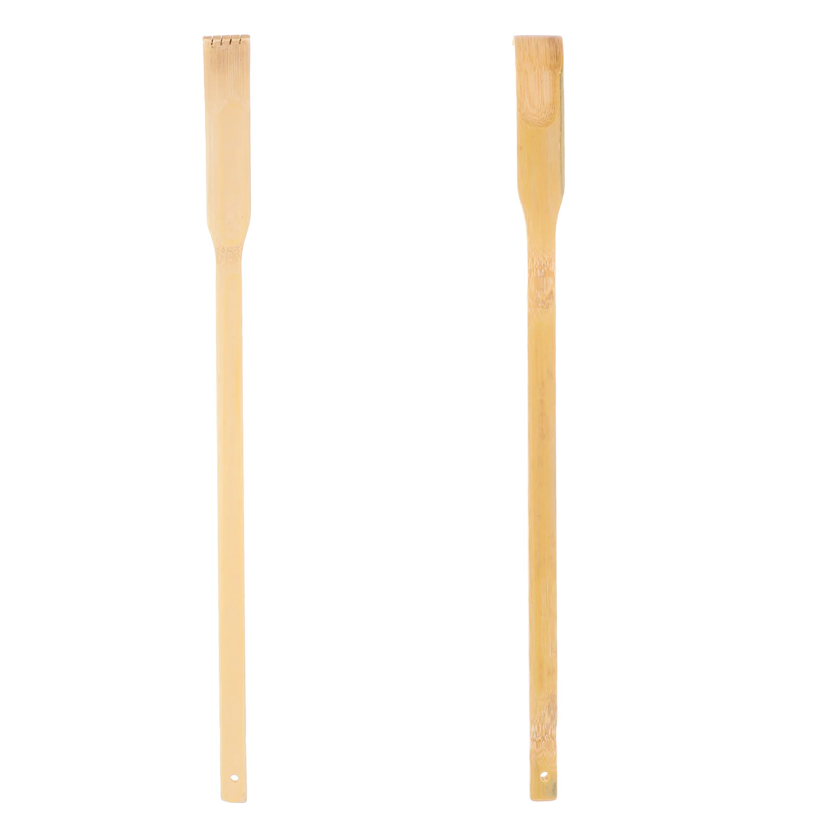 2Pcs Portable Back Scratcher Long Handle Adjustable Body Massager Bamboo Claw Design for Itch Relief and Muscle Relaxation