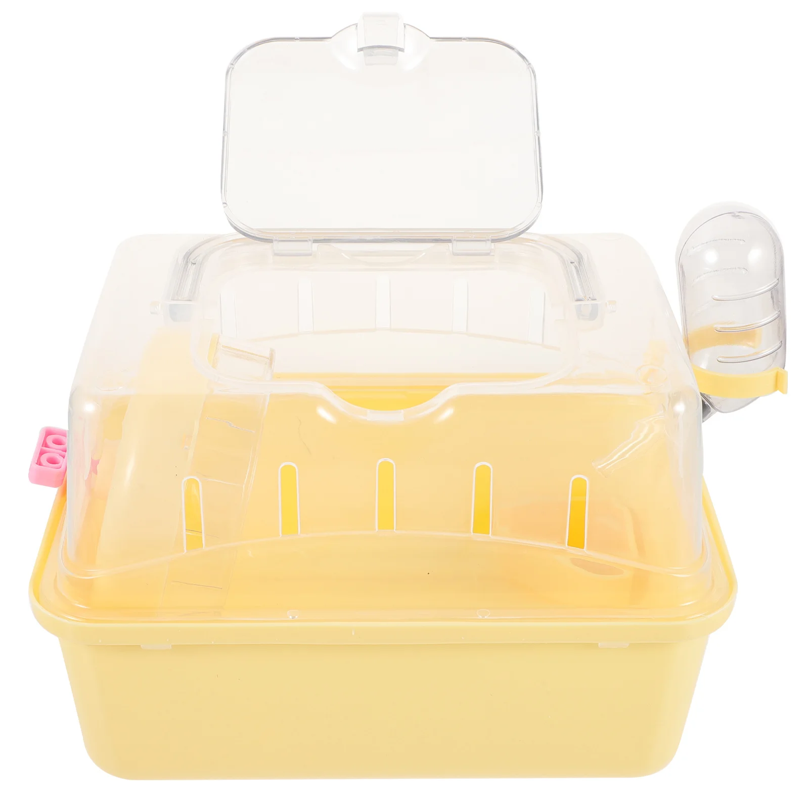 

Hamster Carrying Box Transparent Small Animal Outdoor Travel Cage Portable Pet Carrier Case for Hamsters Mice Guinea Pigs