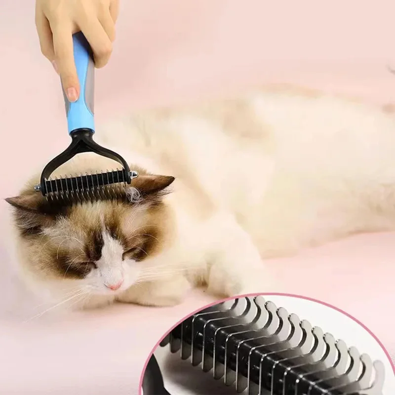 Profissional Pet cabelo removedor escova, gato pente escovas, cão grooming derramamento suprimentos cortador de nó de cabelo, filhotes de cachorro