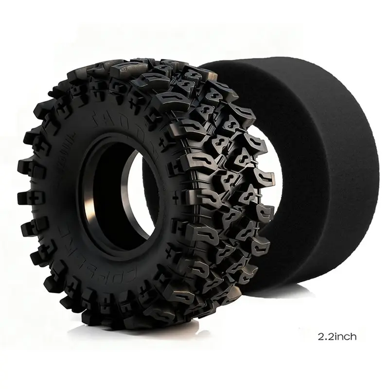 CYGJ-Easy-Control H8H MJX 2.2-Inch Tires- Climbing& Universal 1/10 Or 1/8 Scale CROSS RC Big Rhino Warrior Tires