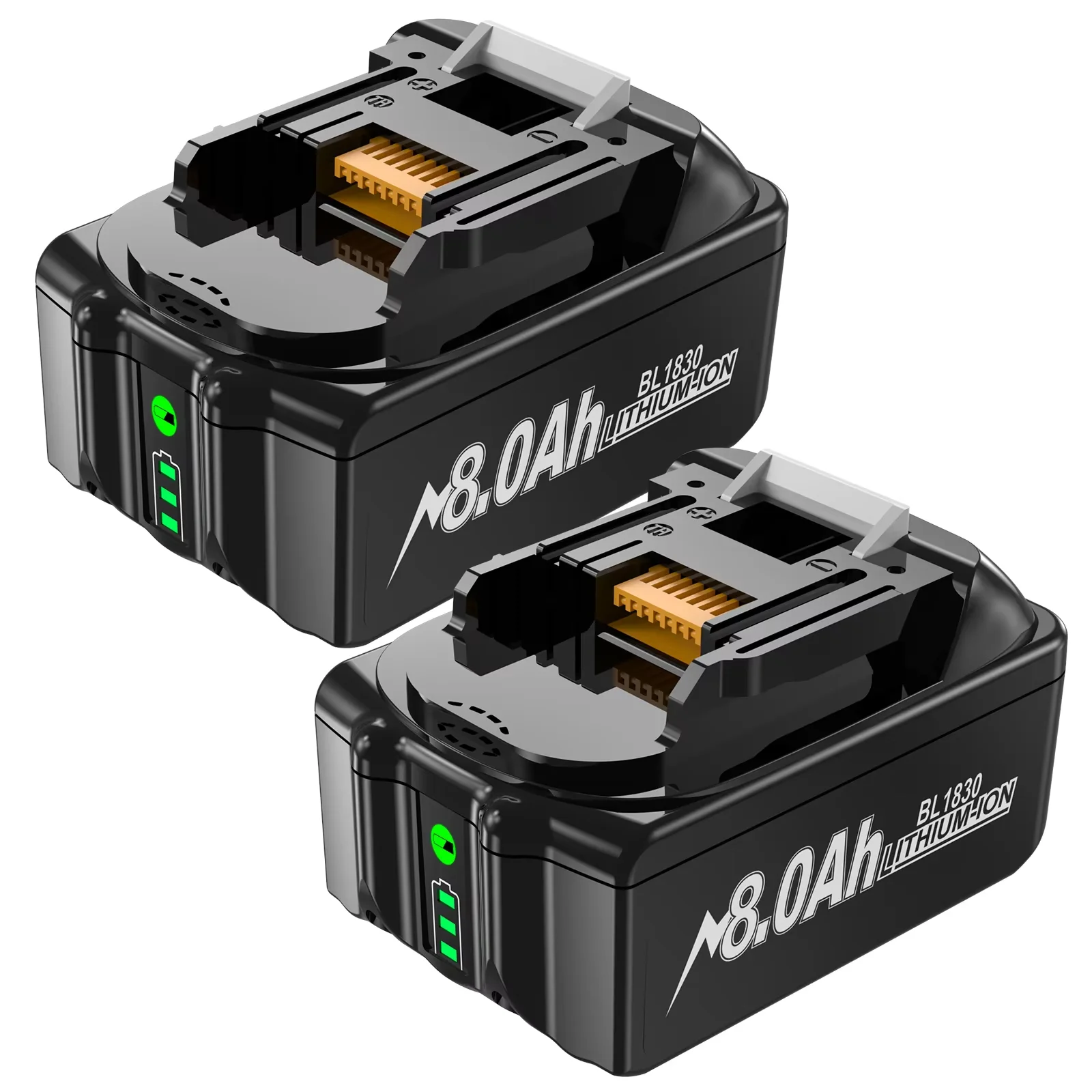18V 8000mAh Voor Makita BL1830 Vervangende Batterij Compatibel voor Makita BL1830 BL1850 BL1860 BL1850B BL1840B 18V Power Tool