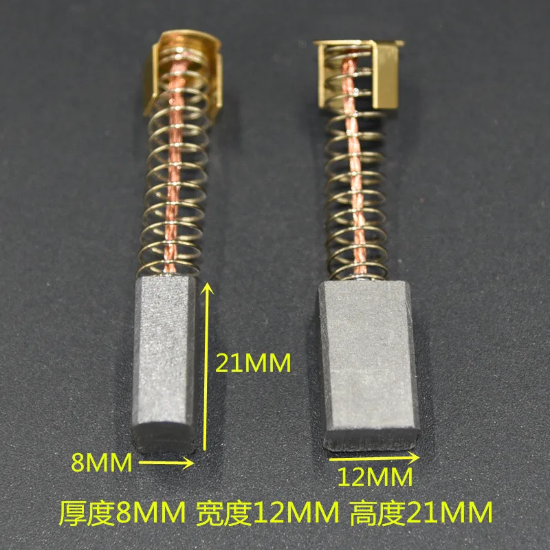 Escova Especial de Grafite Resistente ao Desgaste para Esteira dc Motor Acessórios Escova de Carbono Suporte de Personalização Pcs 8*12*21