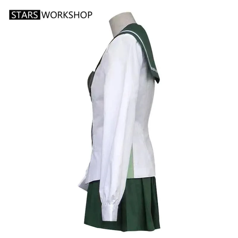 qq34Anime Highschool of the Dead Rei Miyamoto Saeko Busujima Saya Takagi disfraz de Cosplay uniforme de escuela secundaria Fujimi