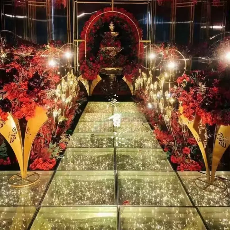 

Новое роскошное свадебное украшение Road Cited Star Avenue, сценическая нить накаливания, стекло, светящийся пол, T-станция, реквизит для прогулок