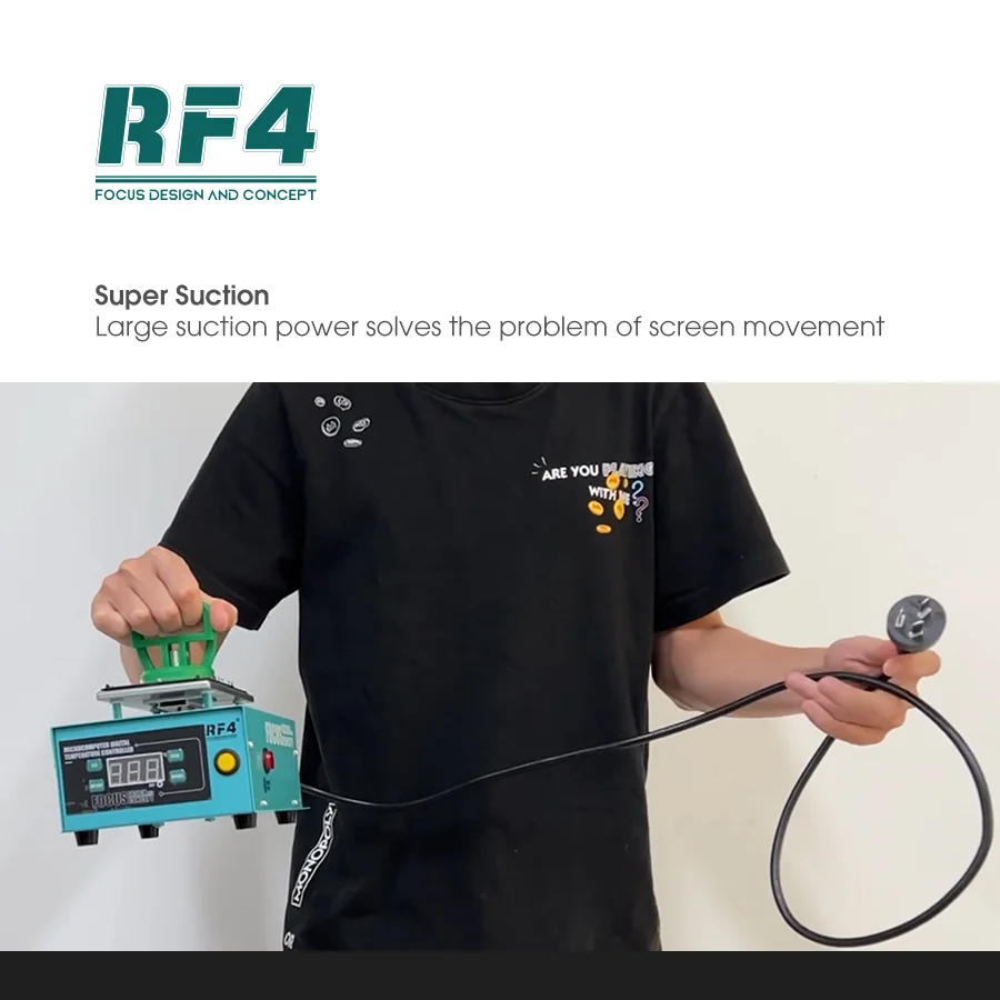 RF4 المدمج في مضخة تفريغ 7 بوصة الهاتف شاشة تعمل باللمس تفكيك أداة إصلاح LCD فاصل آلة 110/220 فولت RF-PEACE