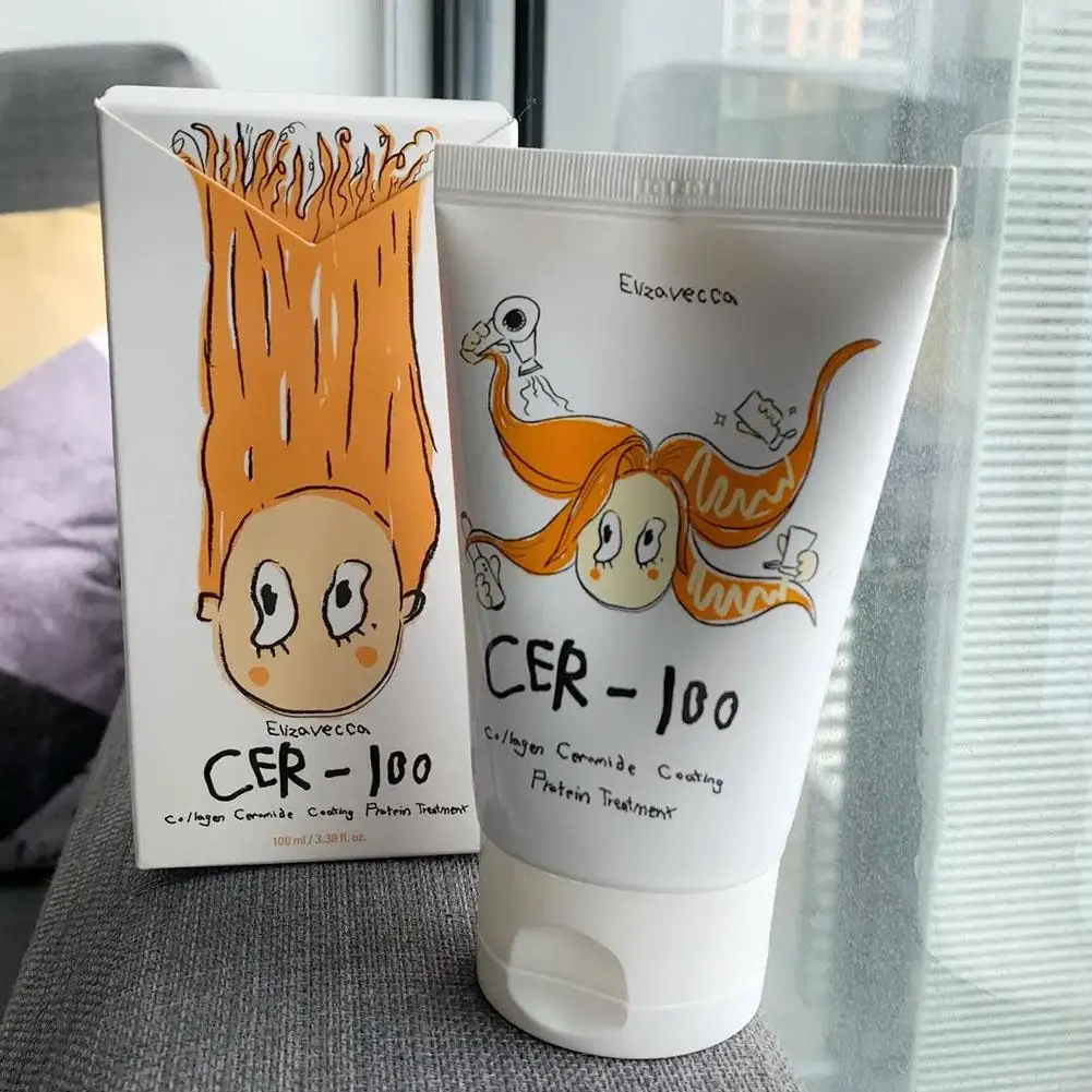 CER-100 Collagen Hair Mask Moisturizing Smooth Hair Conditioner Dry Damaged Hair Conditioner Improves Dry Frizzy Hair Care