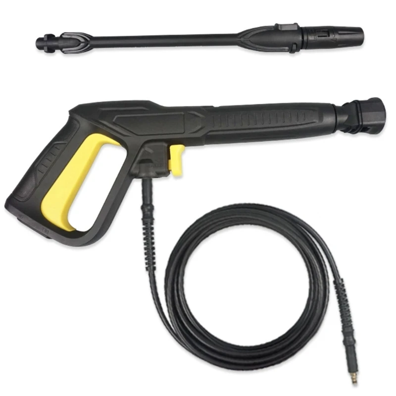 Pressure Washer Long Guns with Replacement Wand Extension Nozzle Fitting Quick Connectors for Cleaner Car Window H7EA