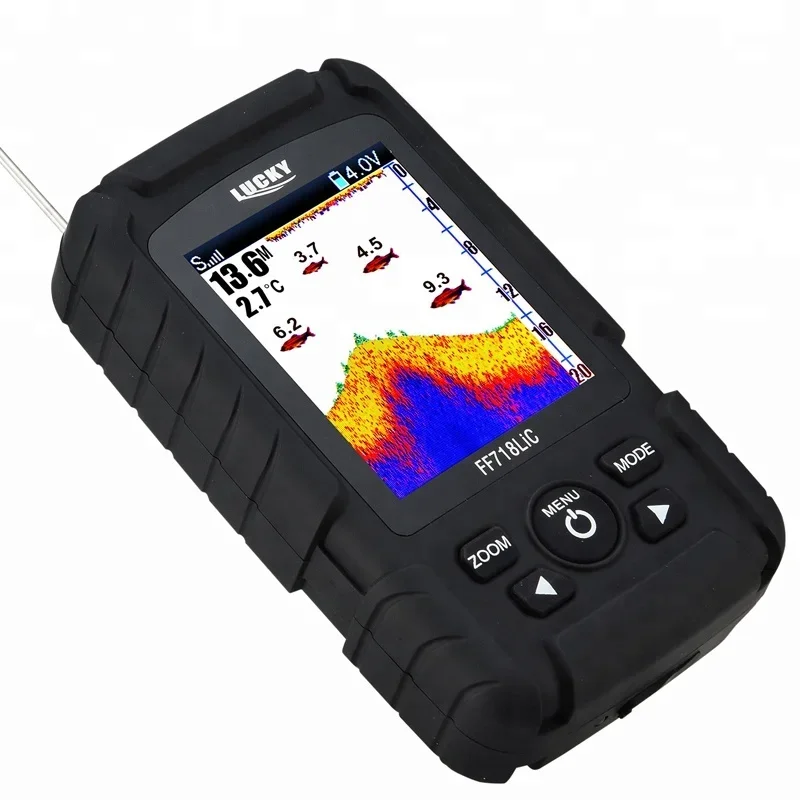 

Sonar Fish Finder Portable Waterproof Fish Finder FF718LiC