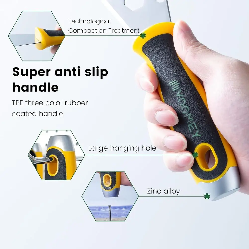 6 Inch Stainless Steel Putty Knife, 12 In1 Paint Scraper, Drywall Taping Knife 2 Pack, Paint Scraper Tool for Repairing Old Wall