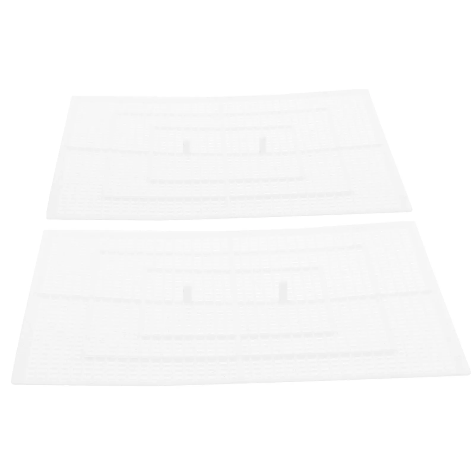 Cubiertas de filtro para fregadero de cocina y baño, diseño duradero y fácil de limpiar, evita zuecos, drenaje de ducha de suelo, receptor de pelo de malla, 2 uds.