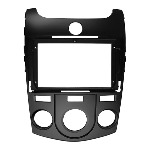 Imagen 2 del producto Kit de montaje para Radio estéreo de coche, marco de Panel de CD Fascia, adaptador de tablero, 9 pulgadas, 2 Din, para KIA Cerato / Forte 2009-2012(Manual AC)