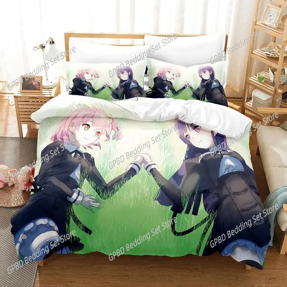 Assault Lily Bouquet 3D Bedding Set Duvet Cover Pillowcases Single Twin Full Queen King Size Home Decor Quilt Boys Gift
