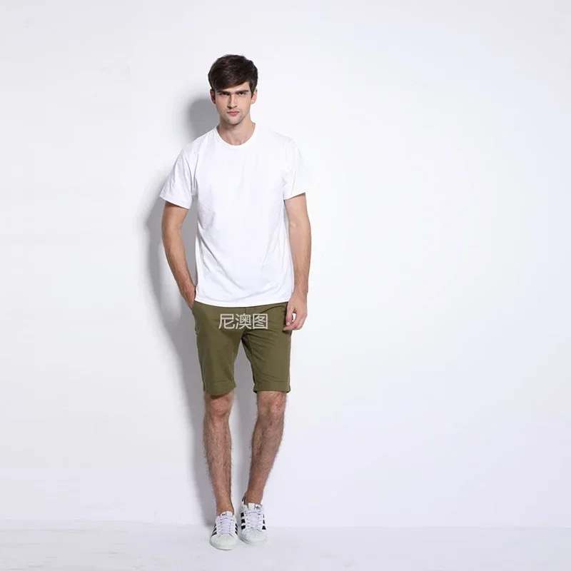 20SS Spring/Summer Trendy Solid Color Short Sleeved T-shirt Men's and Women's Base Tees Non DCDT