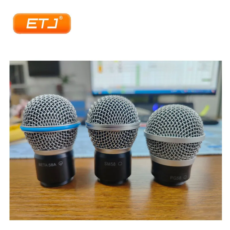 

Beta58A SM58 PG58 Head With Capsule Dynamic Cartrdge Core Wireless Microphone Replacement