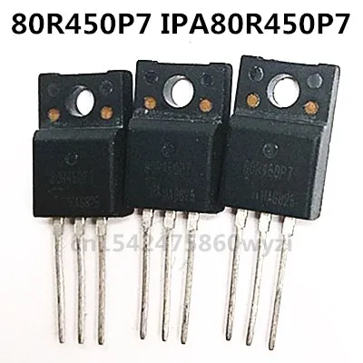 

Original 6pcs/ 80R450P7 IPA80R450P7 800V 11A TO-220F