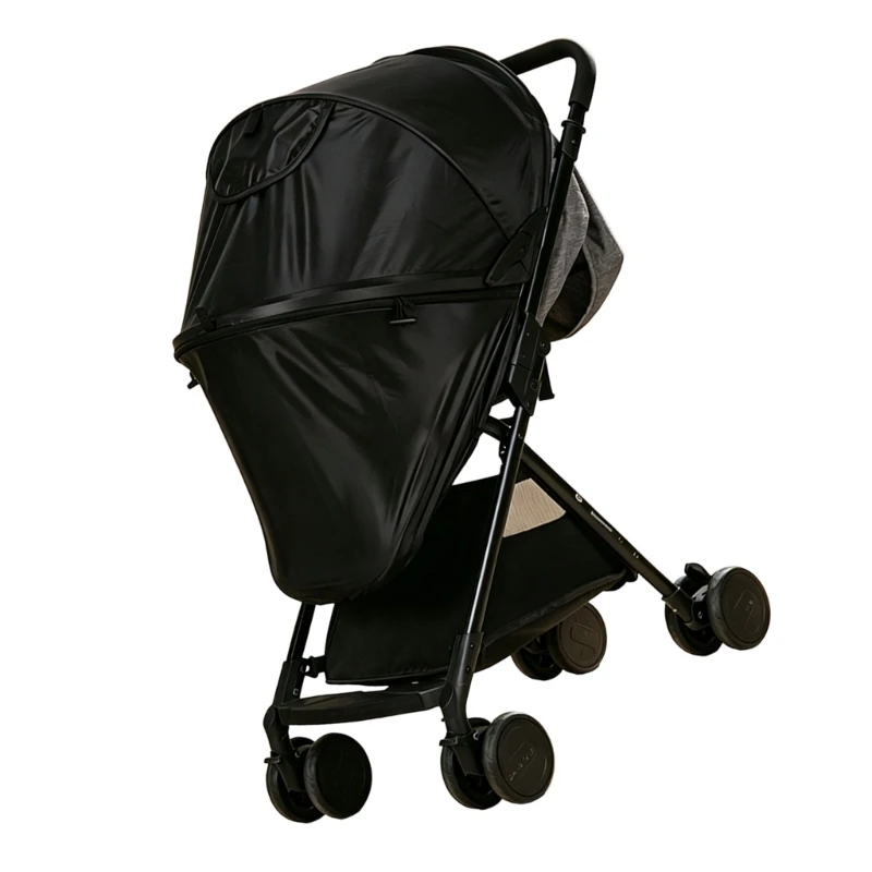  Pushchair Walk Accessory with Foldable Fabric Shade Panels and Mounting