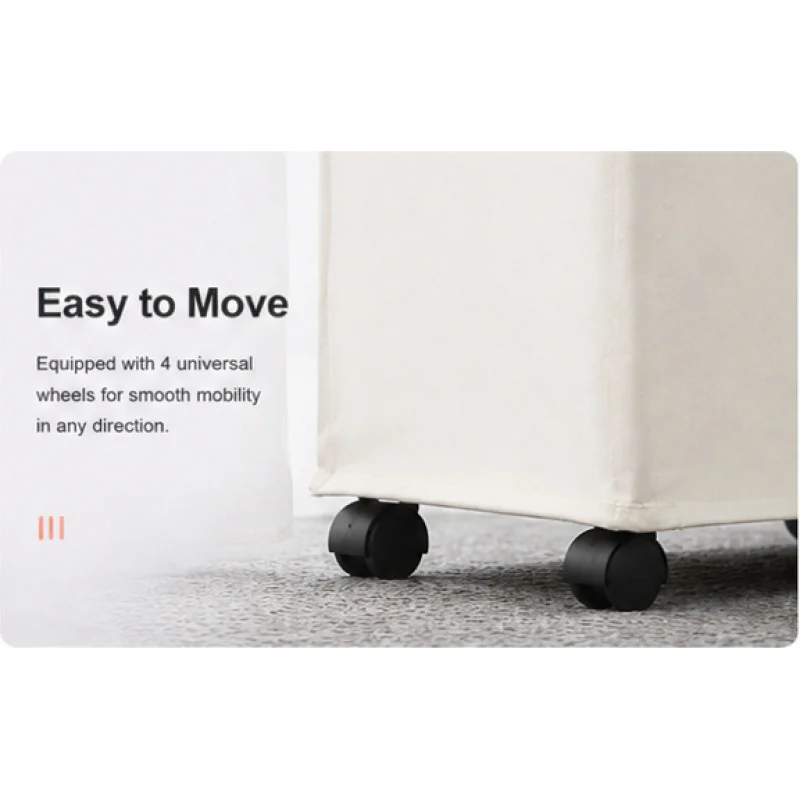 Multifunctional Wheeled Storage Basket Waterproof Foldable Construction Large Capacity For Yoga Item And Household Storage view 5