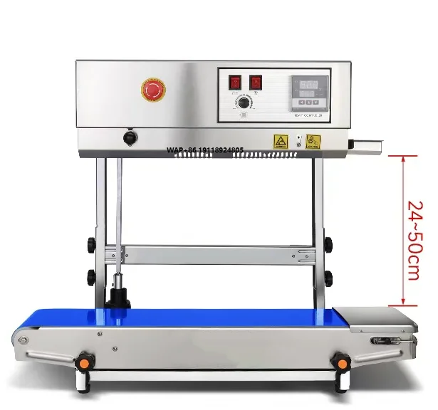 Type Steel Wheel Printing Sealer Vertical Horizontal Multi Function Ink Roller Emergency Stop for Pouch