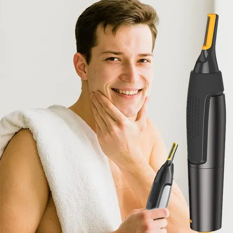 Electric Eyebrow Trimmer Razor Ultra Thin Precision Trimmer Electric Portable Ear Trimmer For Men Nose Hair Shaver Waterproof