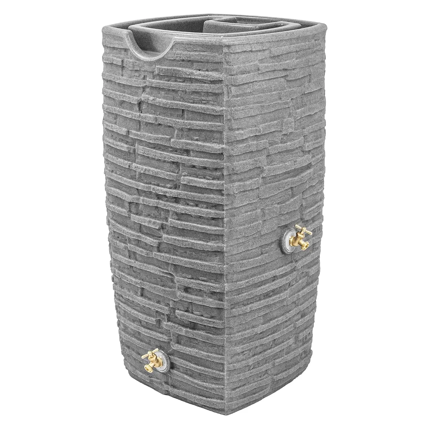 Impressions Riverwalk Rain Water Collection Barrel, 50 Gallon