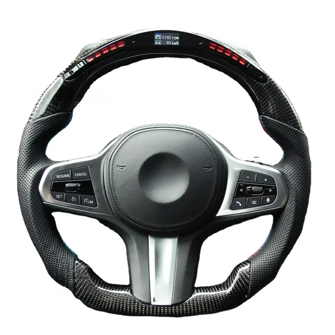 

Customized Car Accessories Fit for bmw g20 steering wheel 3 series M340i LED Performance Carbon Fiber Steering Wheel OHC MOTORS