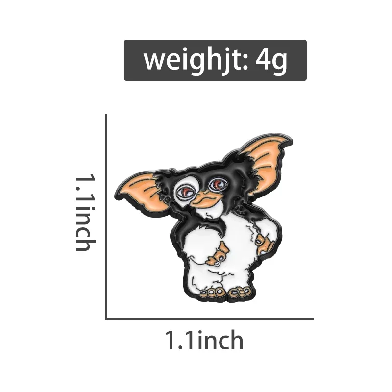 만화 몬스터 에나멜 핀, 영화 캐릭터 브로치, 장식 배낭 라펠 배지, 친구용 쥬얼리 액세서리, 도매
