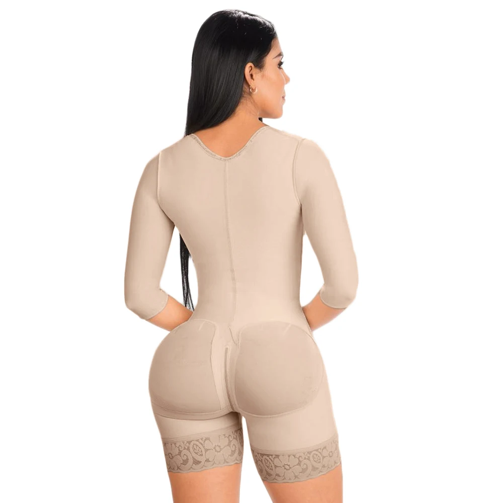 Fajas Womens High Waisted Butt Lifter Body Shaper Tummy Control Butt Pads Hip Enhancer Slimming Fajas Lace Body Shaper