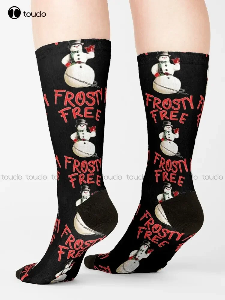 Free Frosty Christmas With The Kranks Christmas Gifts For Men And Women Gift Christmas Day Socks Custom Gift Streetwear Funny