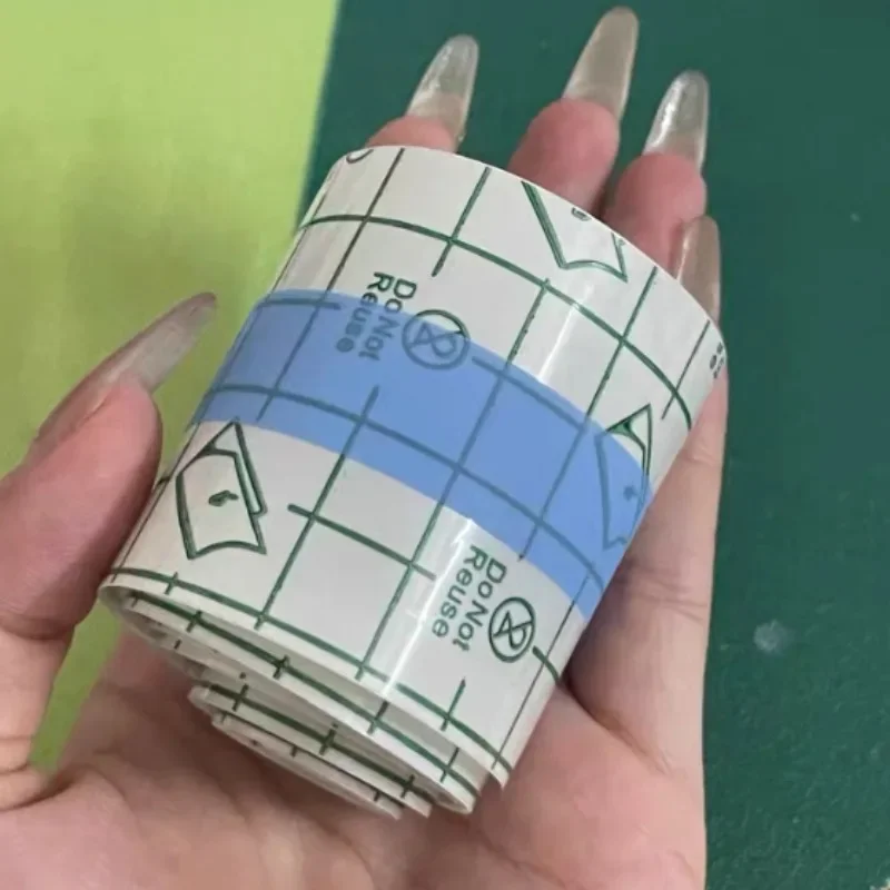 1/10M Wound Waterproof Stickers PU Film Adhesive Sticker Adhesive Special Stickers Adhesive Tape Collar Cuff Anti Dirt Sticker