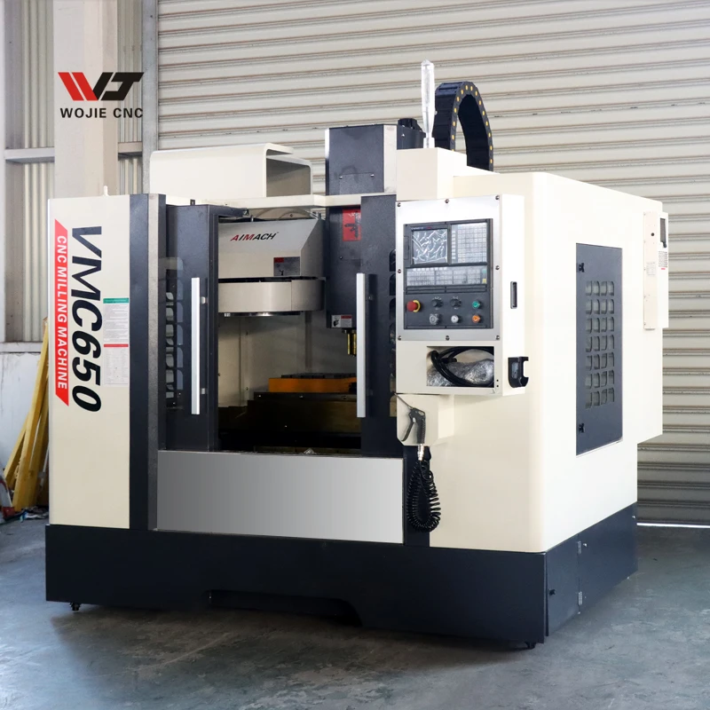آلة WOJIE ذات 4 محاور VMC650 مركز تصنيع الطحن العمودي باستخدام الحاسب الآلي