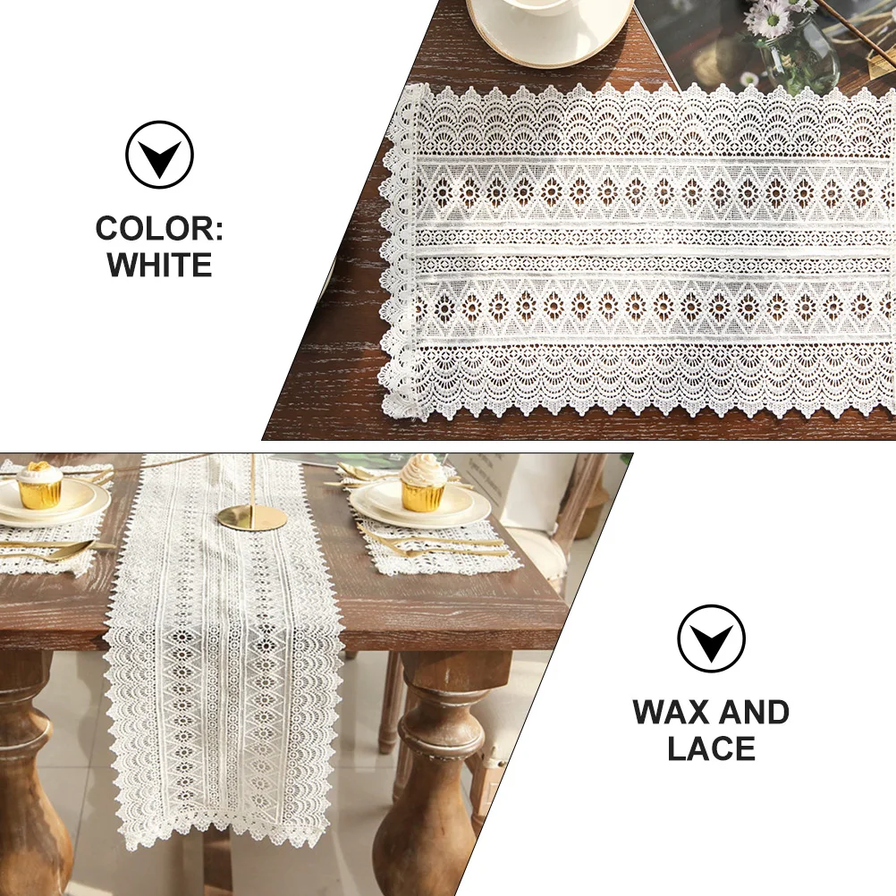 

2pcs Placemat Country Style Table Mat Holiday White Party Accessory Decoration Wedding Layout Details