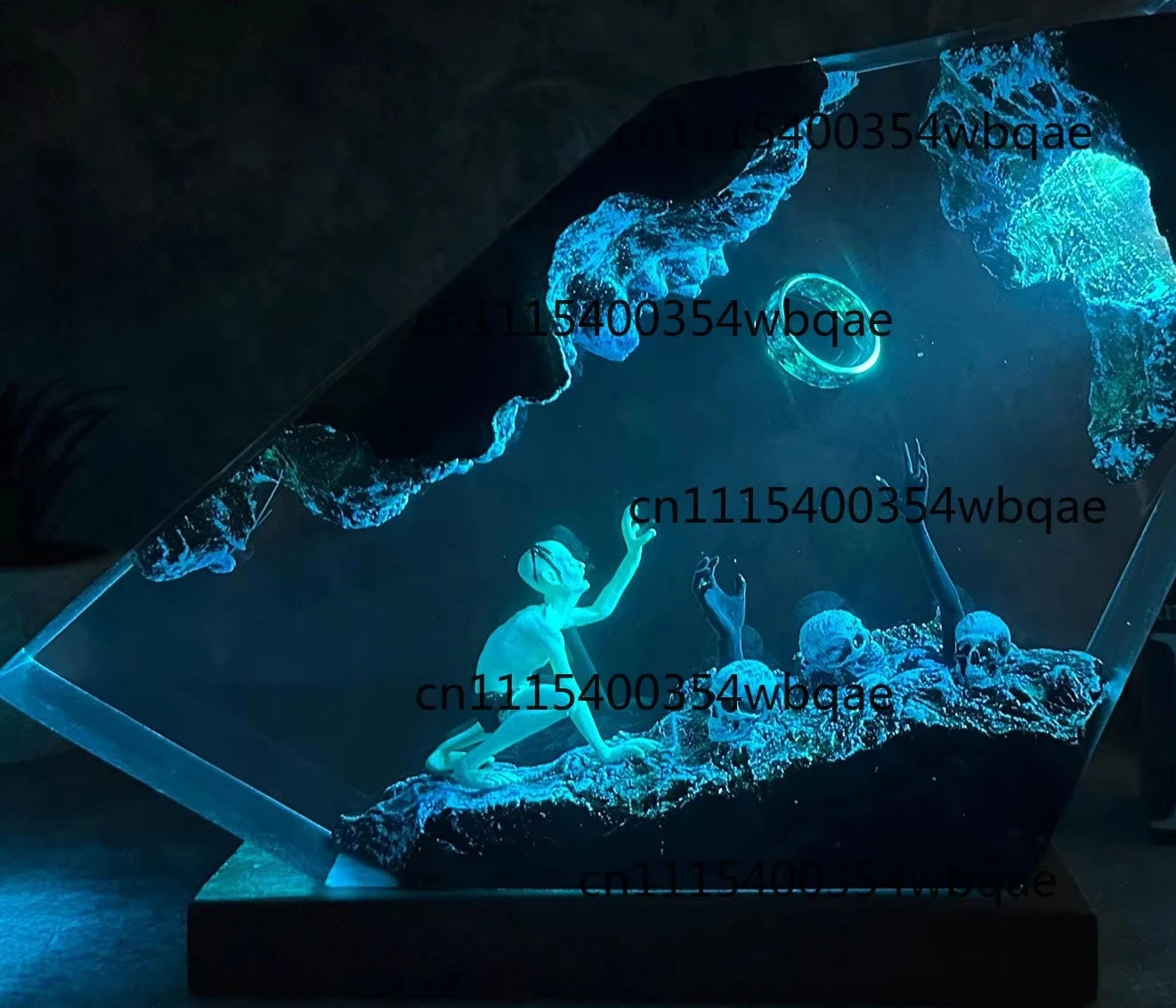 ZOCI-FOR Fantasy Themed Resin Lamp Ornament, Figurine Desktop Decor, Creative Holiday Gift Craft