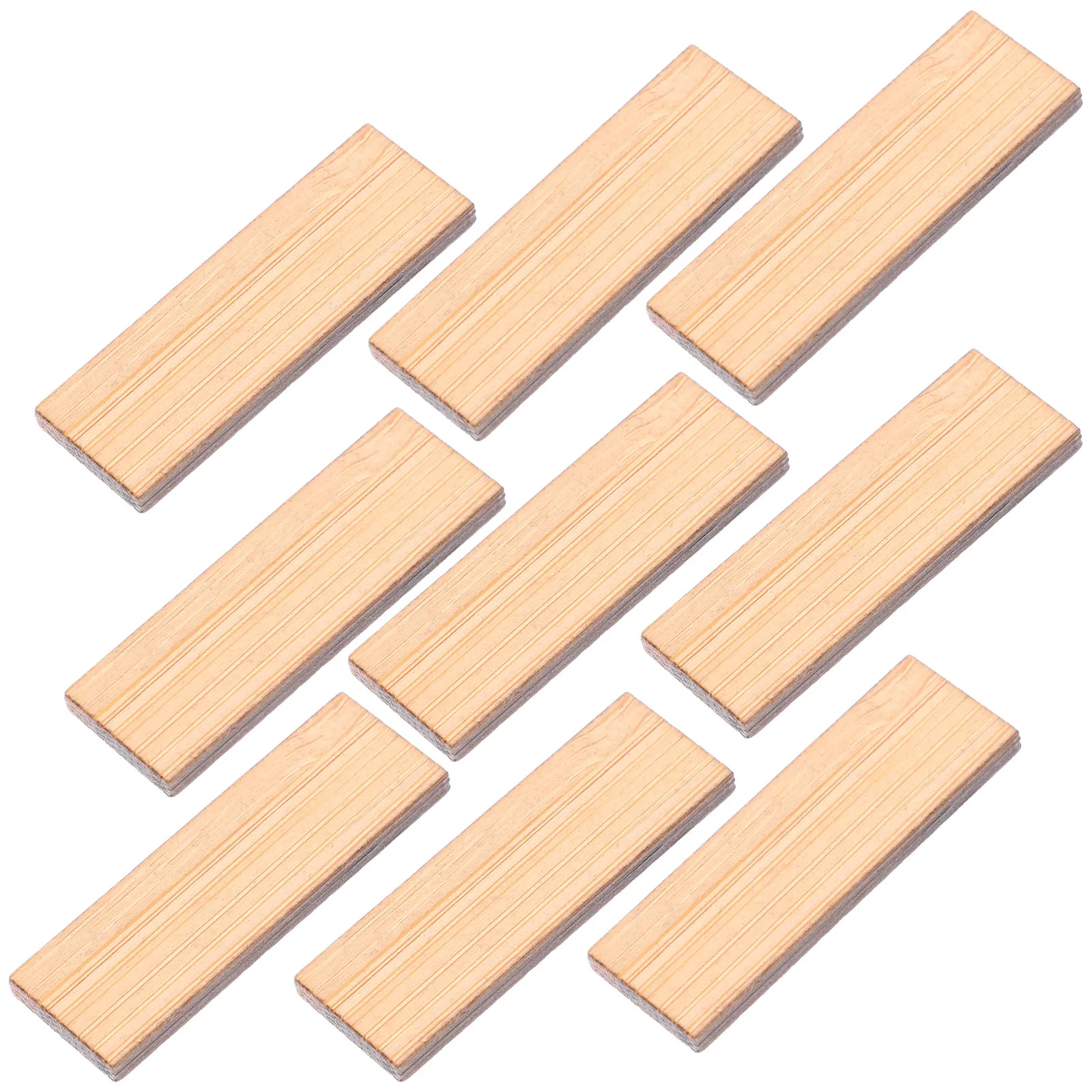 

24 шт. винтажных бамбуковых миниатюрных напольных покрытий, деревенские миниатюрные аксессуары для дома, мини-доски для пола для декора миниатюрных домиков и сцен