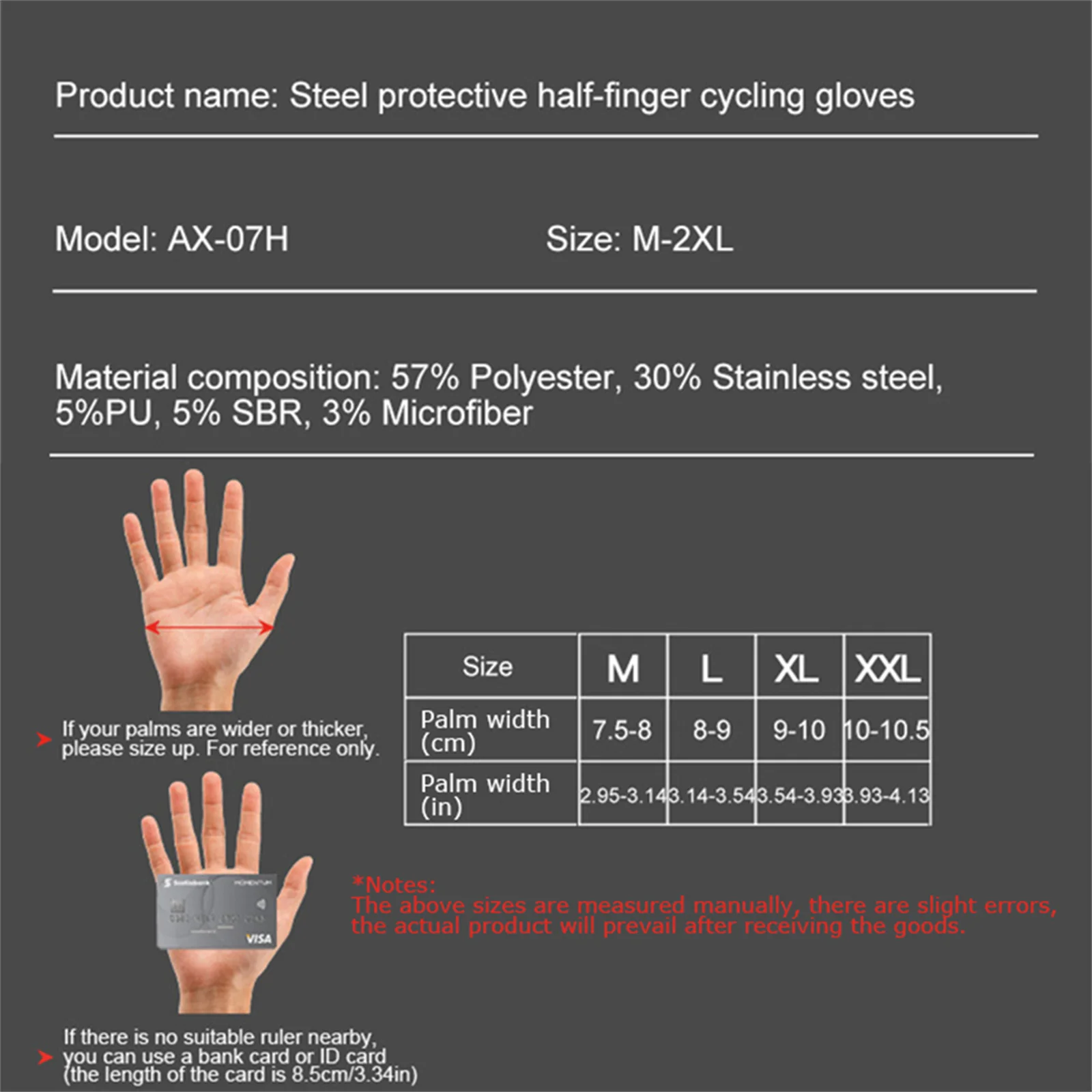 รถจักรยานยนต์ Half Finger ถุงมือผู้ชาย Breathable ตาข่ายถุงมือ Motocross เปลือกสแตนเลสถุงมือมอเตอร์ไซด์ Dirt BIKE ขี่ถุงมือ